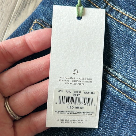 AE77 The Wide Crop size 27 NWT! B32 - Picture 4 of 15